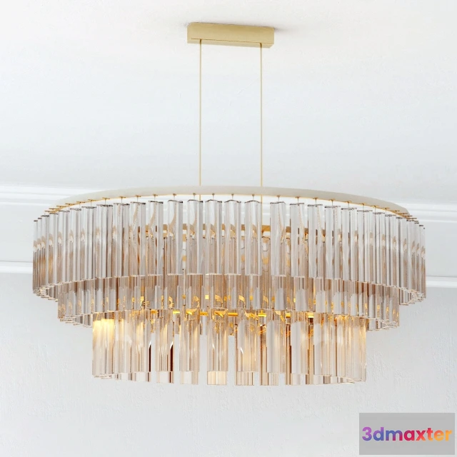 1081924 - Glass Rod Chandelier - 215481