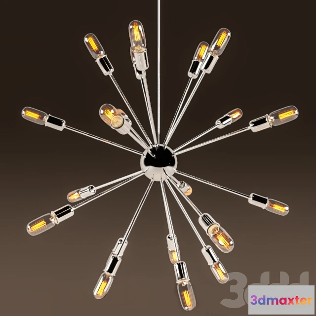 1092450 - SPUTNIK FILAMENT CHANDELIER - 226007