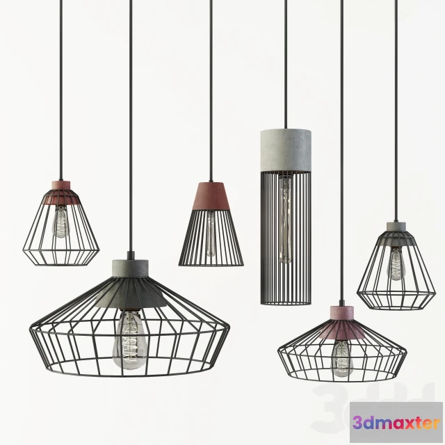 1095486 - Wrought iron chandelier - 229043