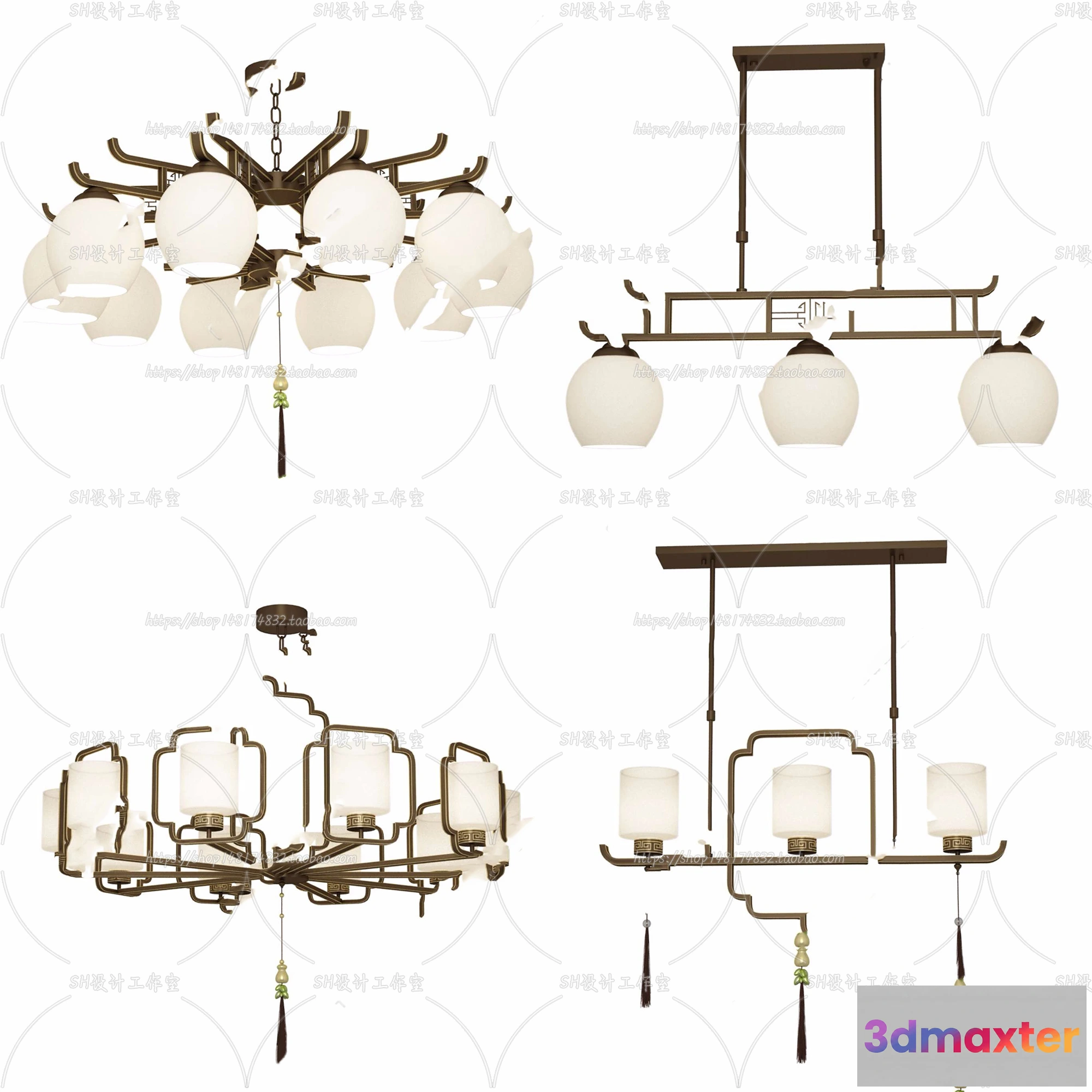 1138342 - Lights - Chandelier 3D Models - 0001