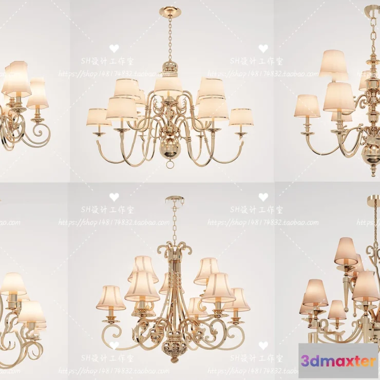 1138518 - Lights - Chandelier 3D Models - 0089