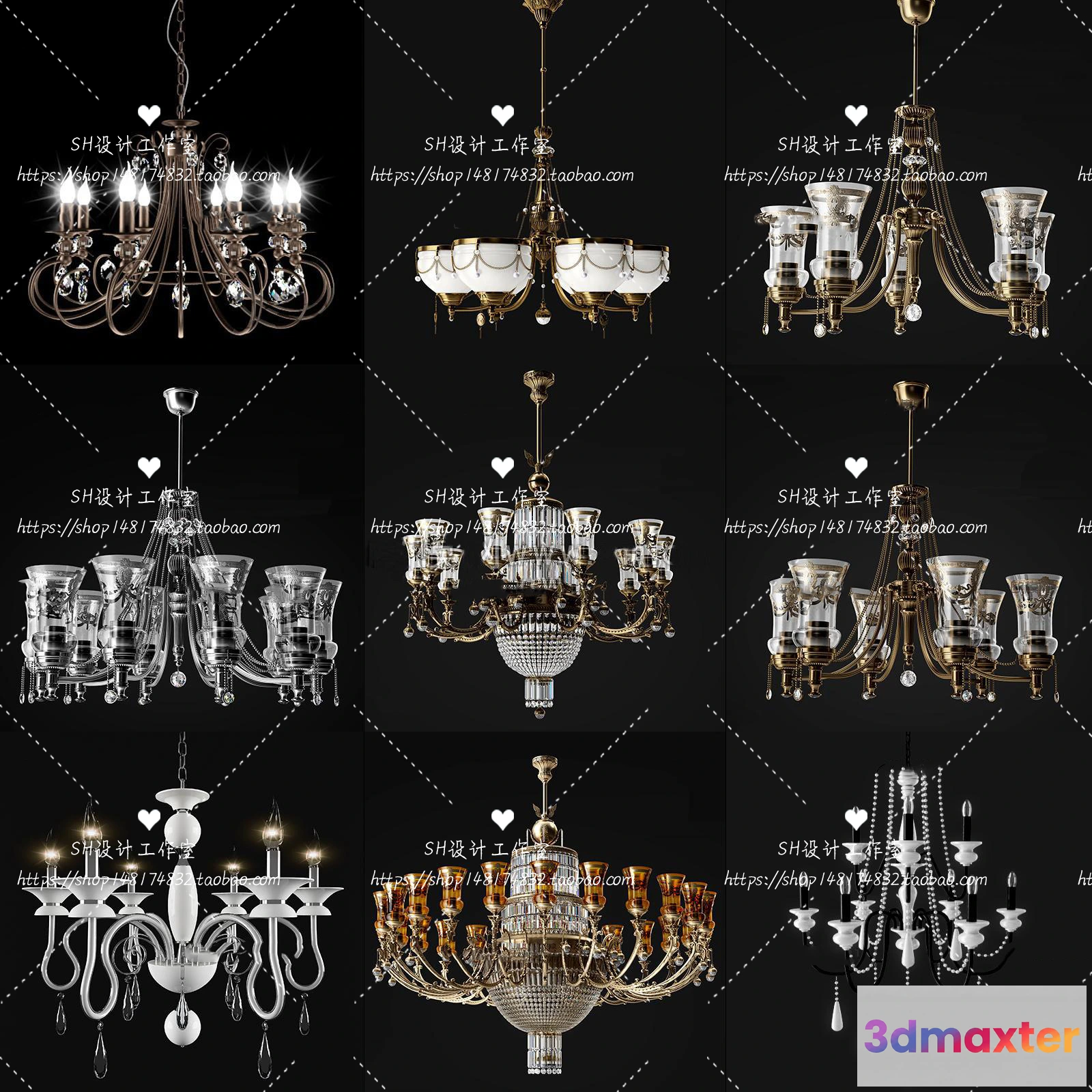 1138536 - Lights - Chandelier 3D Models - 0098