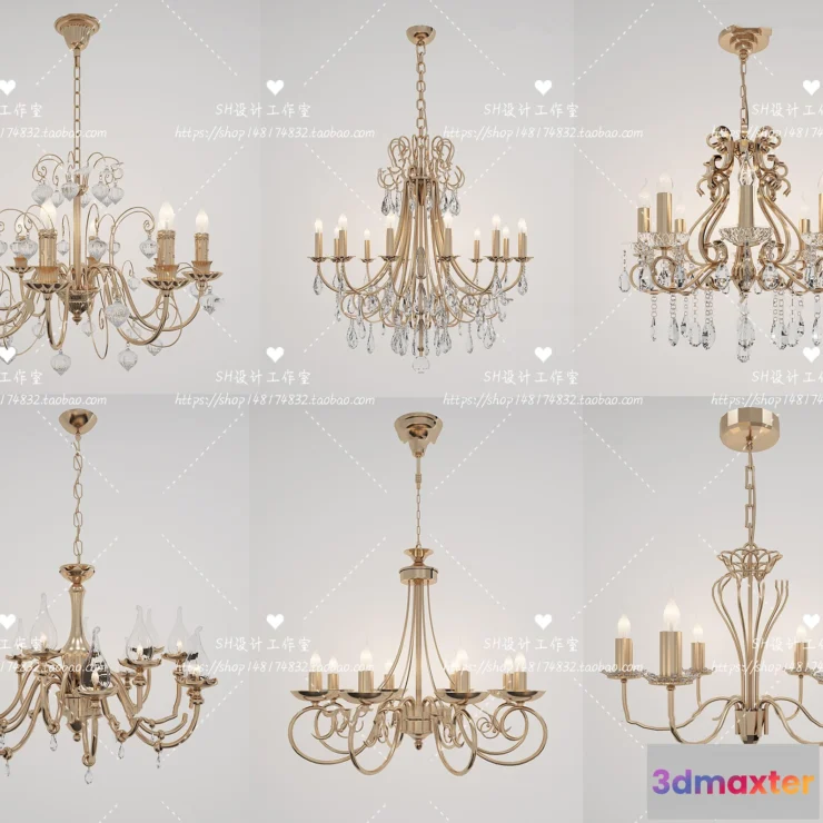 1138542 - Lights - Chandelier 3D Models - 0101
