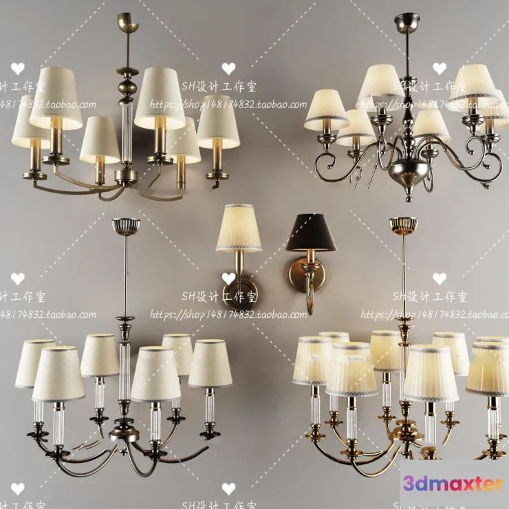 1138554 - Lights - Chandelier 3D Models - 0107