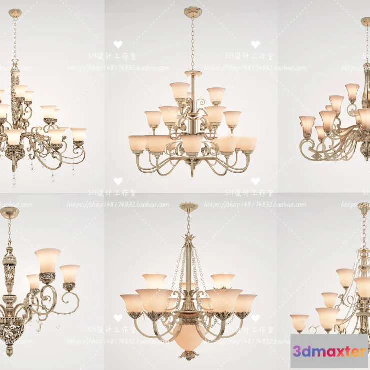 1138564 - Lights - Chandelier 3D Models - 0112