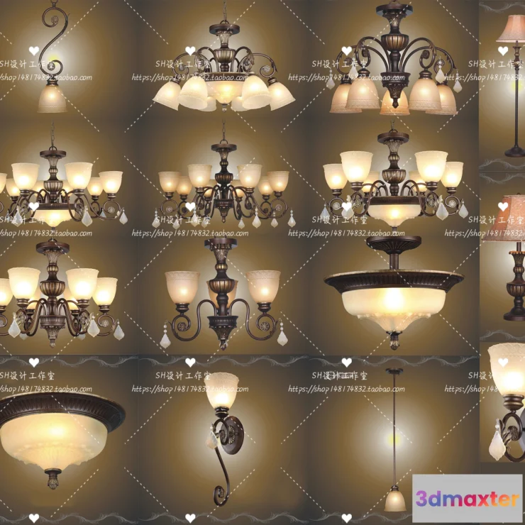 1138570 - Lights - Chandelier 3D Models - 0115