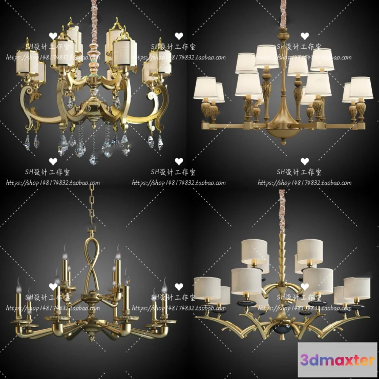 1138576 - Lights - Chandelier 3D Models - 0118