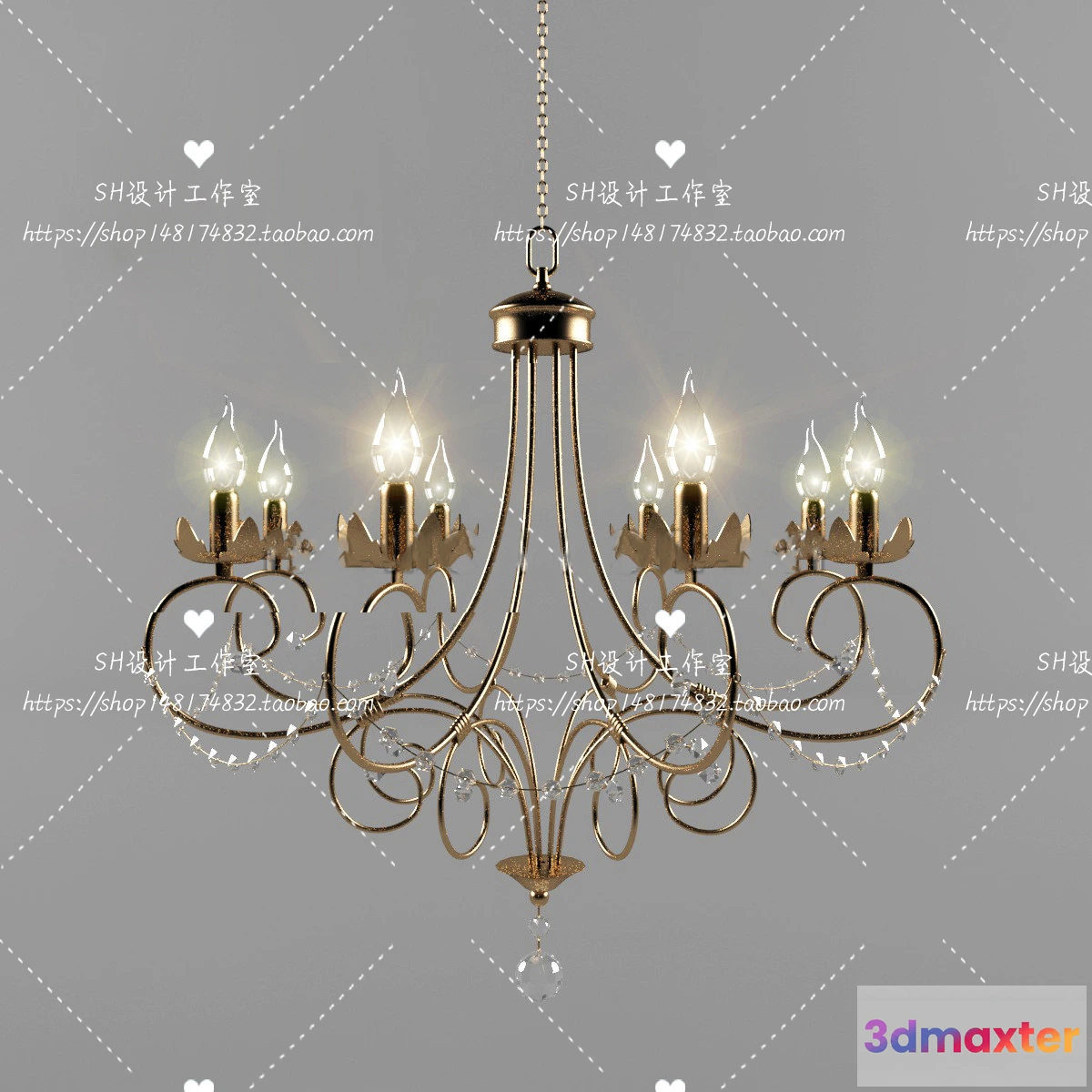 1138578 - Lights - Chandelier 3D Models - 0119