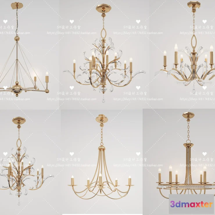 1138590 - Lights - Chandelier 3D Models - 0125