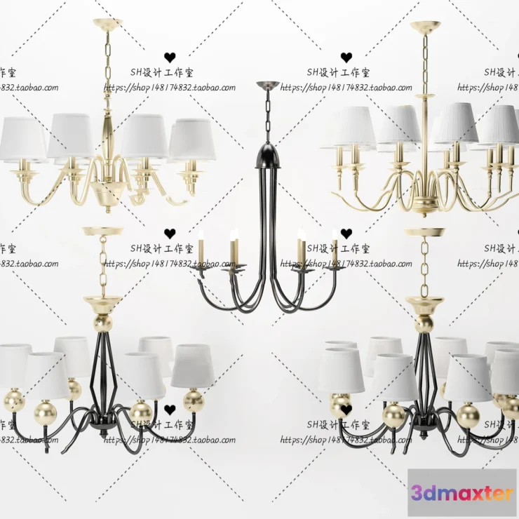 1138592 - Lights - Chandelier 3D Models - 0126