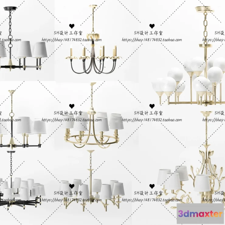 1138594 - Lights - Chandelier 3D Models - 0127