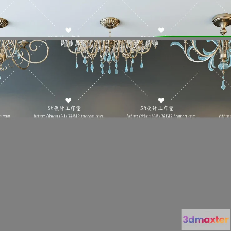 1138624 - Lights - Chandelier 3D Models - 0142