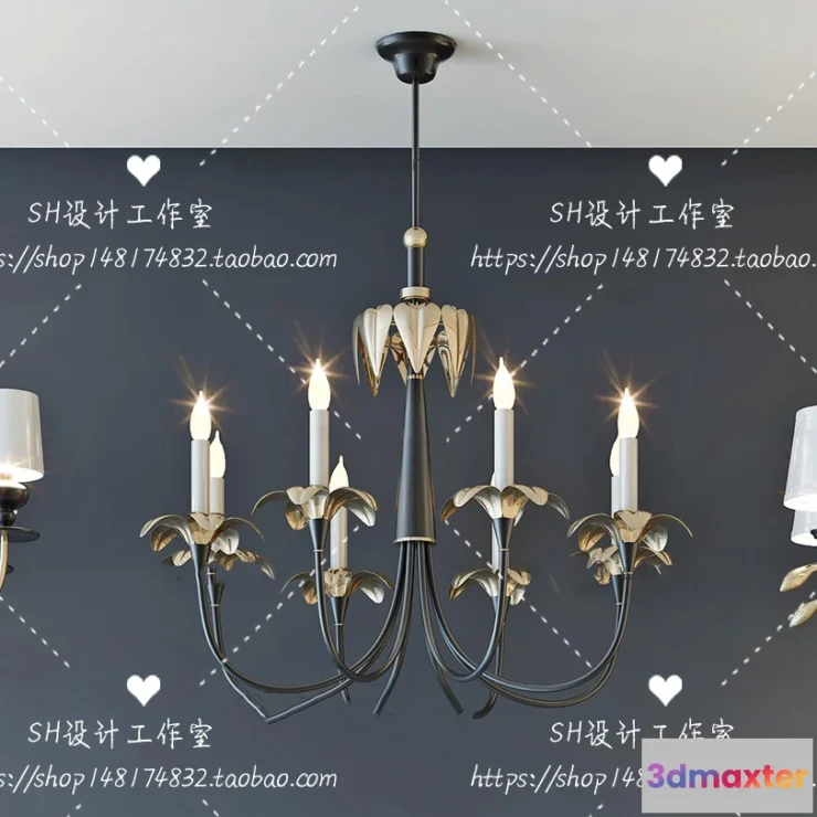 1138632 - Lights - Chandelier 3D Models - 0146