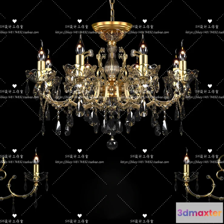 1138658 - Lights - Chandelier 3D Models - 0159