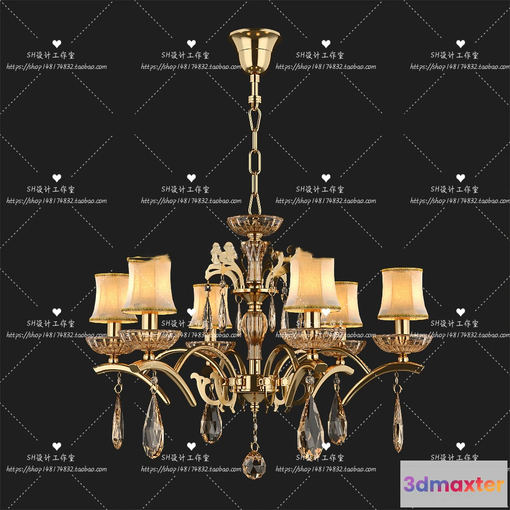 1138666 - Lights - Chandelier 3D Models - 0163