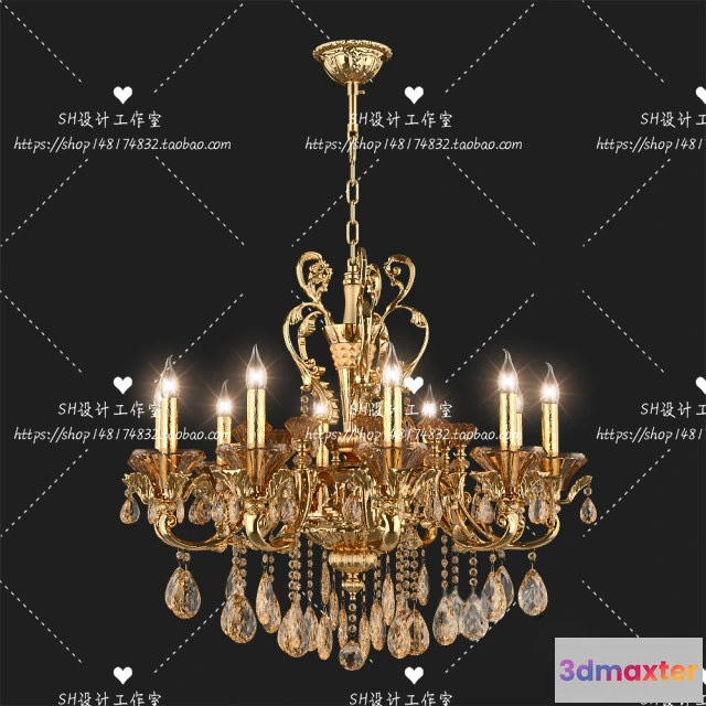 1138668 - Lights - Chandelier 3D Models - 0164