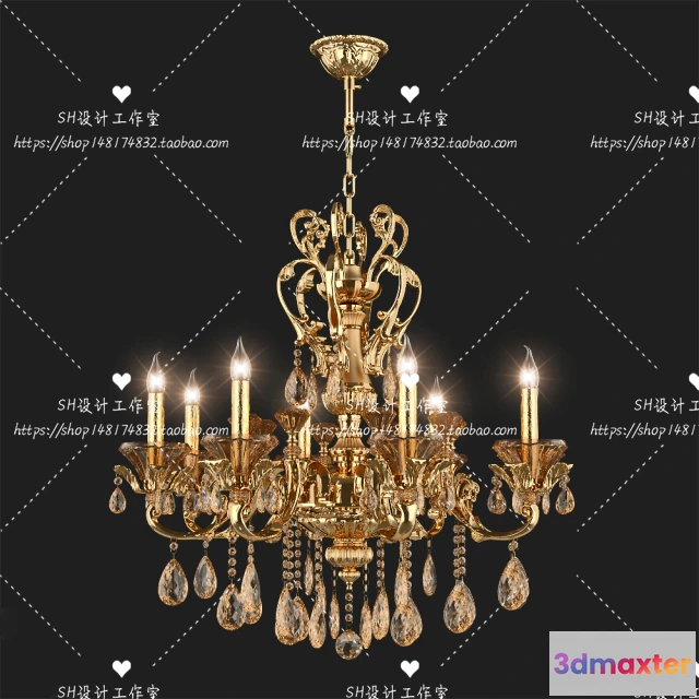 1138670 - Lights - Chandelier 3D Models - 0165