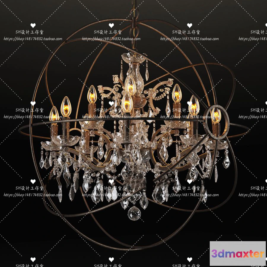 1138680 - Lights - Chandelier 3D Models - 0170