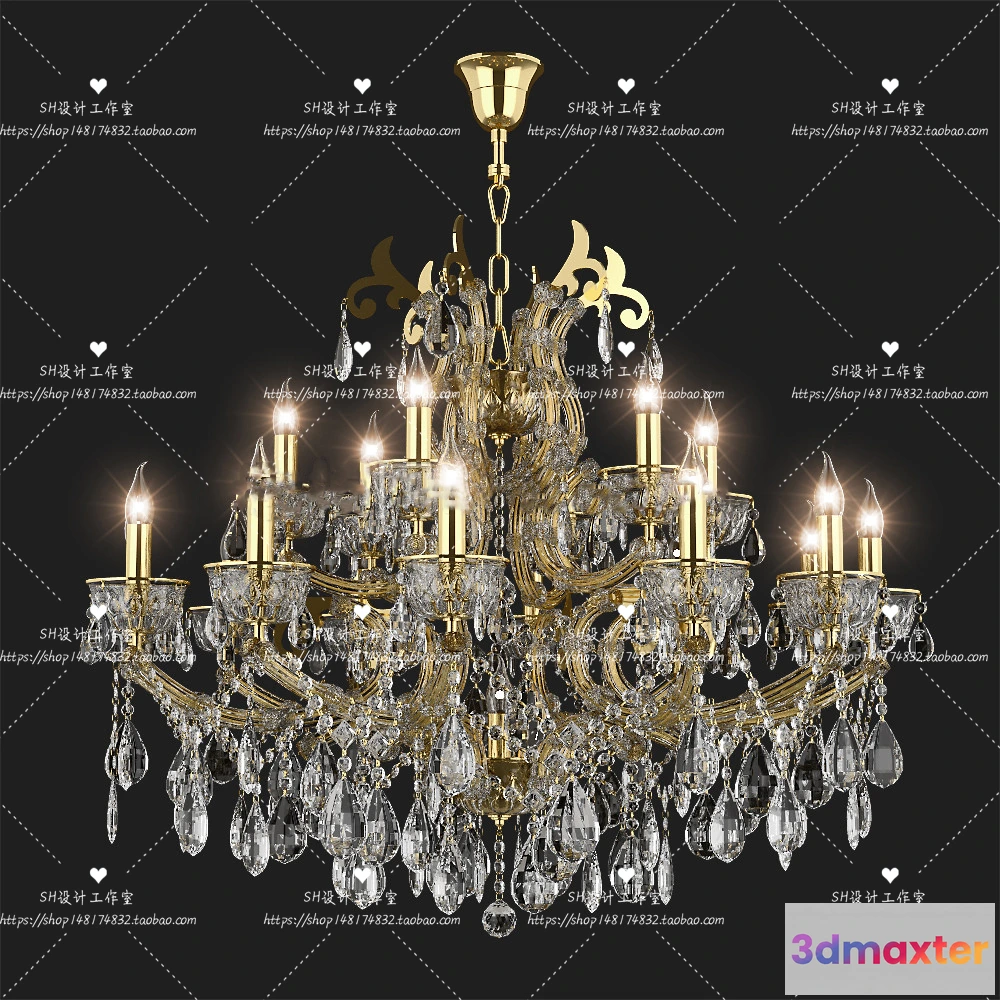 1138684 - Lights - Chandelier 3D Models - 0172