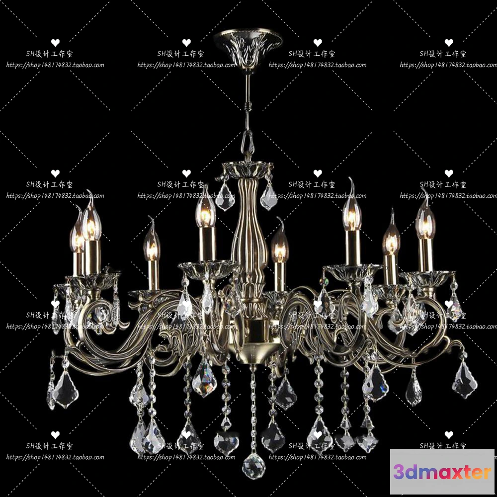 1138696 - Lights - Chandelier 3D Models - 0178