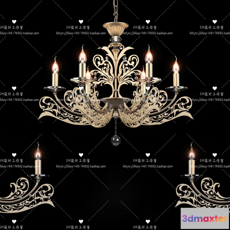 1138698 - Lights - Chandelier 3D Models - 0179