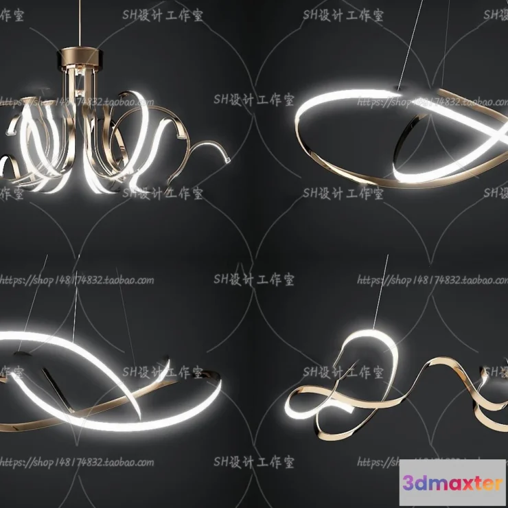 1138768 - Lights - Chandelier 3D Models - 0214