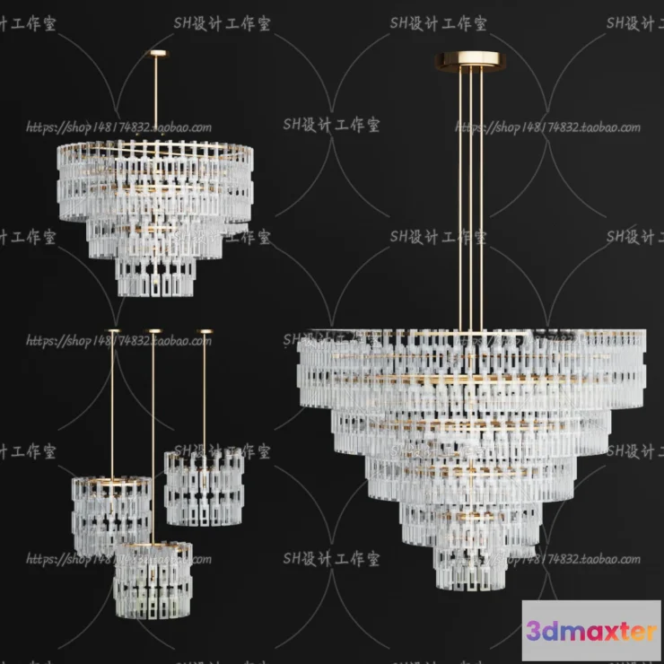 1138776 - Lights - Chandelier 3D Models - 0218