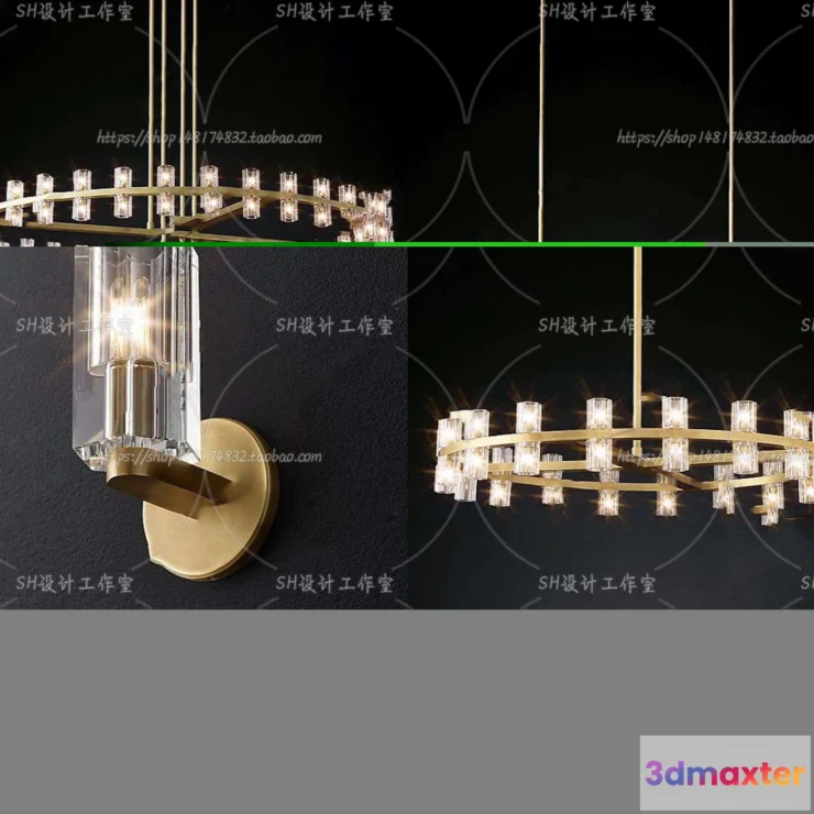 1138792 - Lights - Chandelier 3D Models - 0226