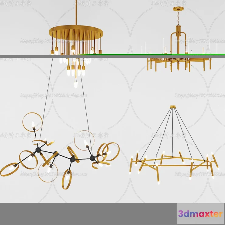 1139322 - Lights - Chandelier 3D Models - 0491