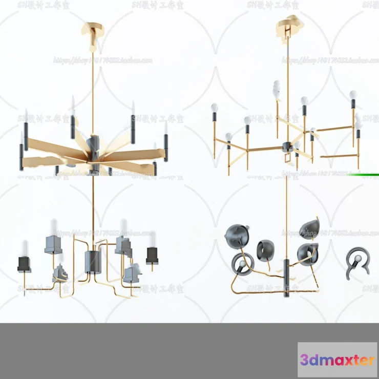 1139394 - Lights - Chandelier 3D Models - 0527