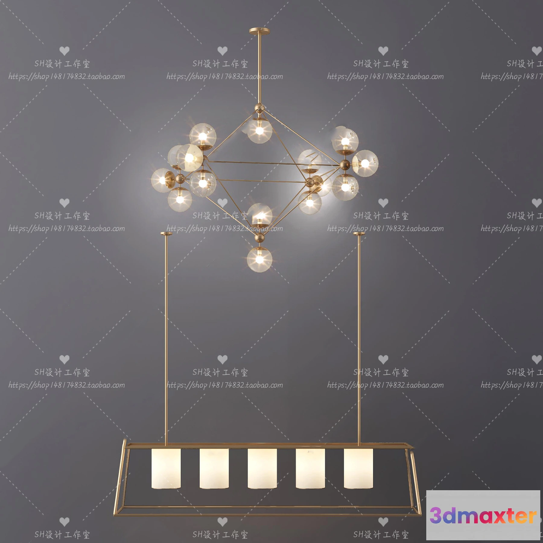 1139748 - Lights - Chandelier 3D Models - 0704