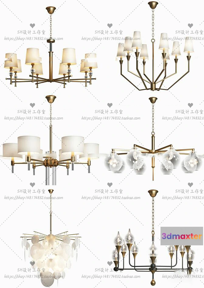 1139760 - Lights - Chandelier 3D Models - 0710
