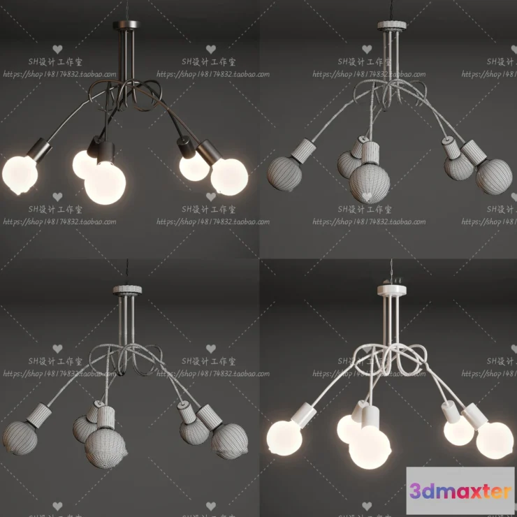 1139806 - Lights - Chandelier 3D Models - 0733