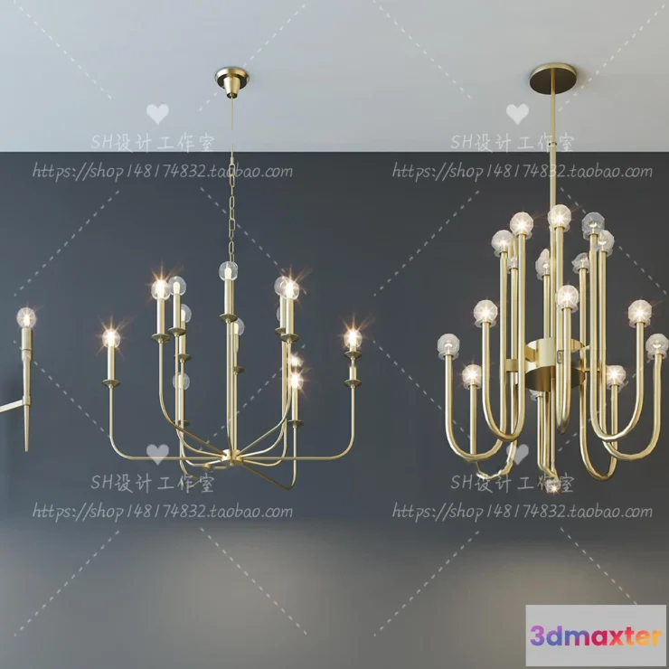 1139824 - Lights - Chandelier 3D Models - 0742