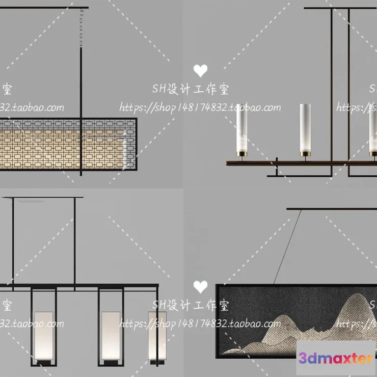 1139984 - Lights - Chandelier 3D Models - 0822