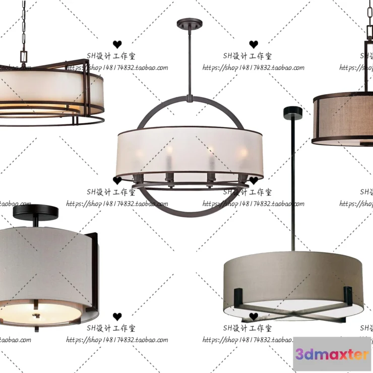 1140014 - Lights - Chandelier 3D Models - 0837