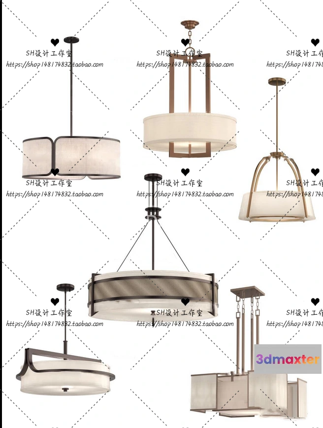 1140018 - Lights - Chandelier 3D Models - 0839