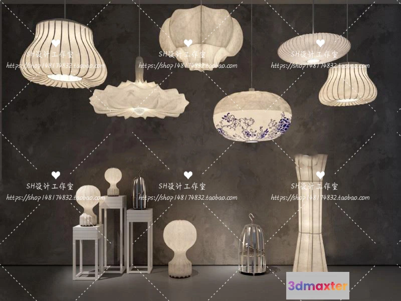 1140028 - Lights - Chandelier 3D Models - 0844