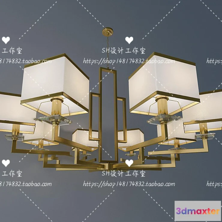 1140038 - Lights - Chandelier 3D Models - 0849