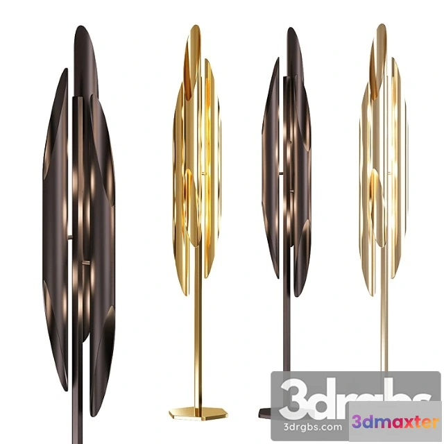 1044908 - Coltrane floor lamp in black and steel
