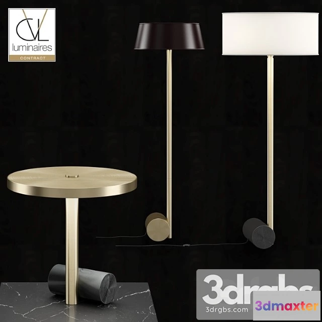 1044924 - Cvl contract calé (e) table lamp & floor lamp collection