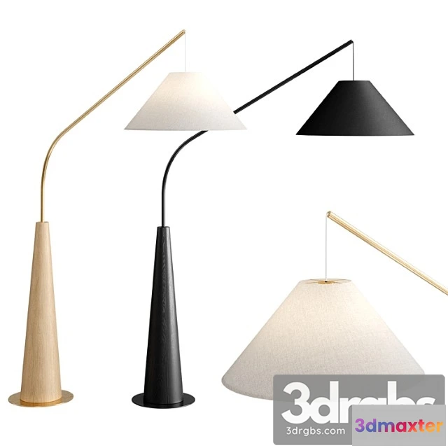 1045154 - Gibson hanging arc floor lamp