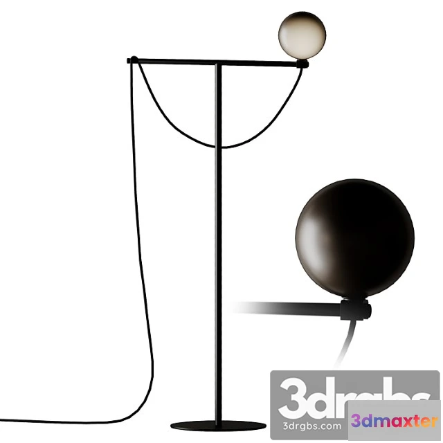 1045174 - Handvärk globe floor lamp black