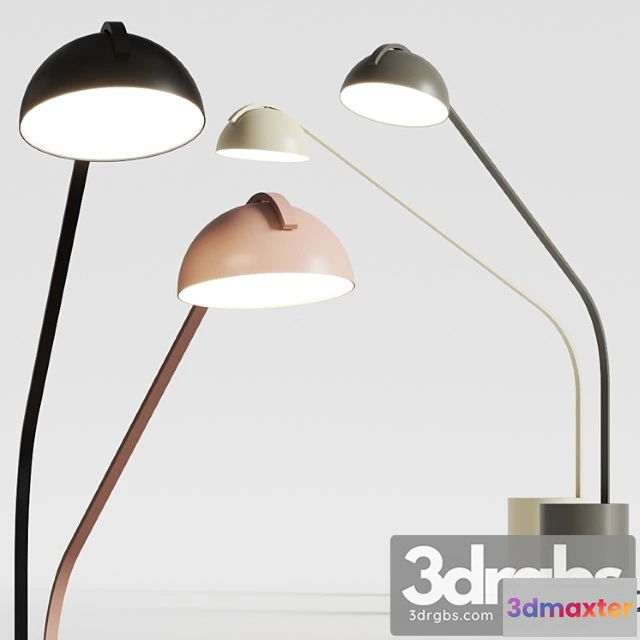 1045246 - Kettal half dome arc floor lamps