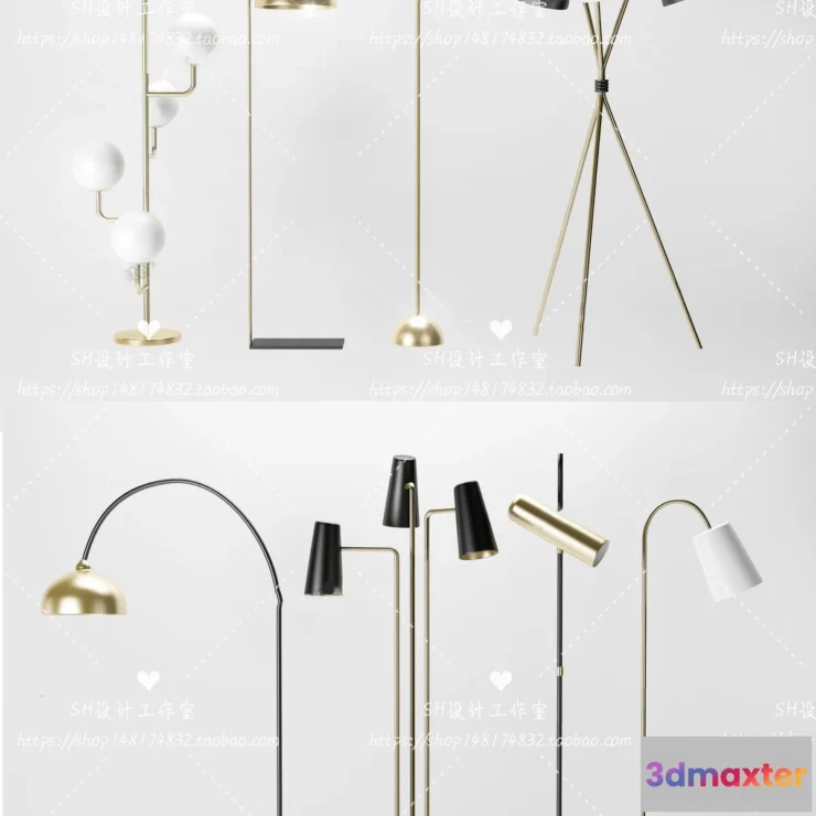 1140300 - Floor Lamps - 3D Models - 0006