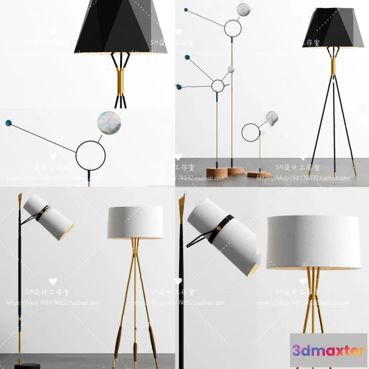 1140302 - Floor Lamps - 3D Models - 0007