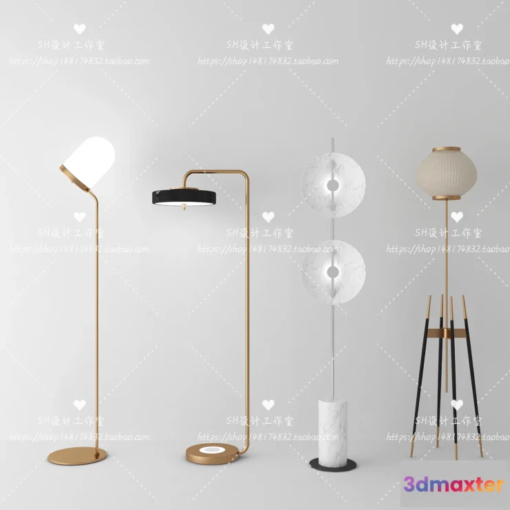 1140310 - Floor Lamps - 3D Models - 0011
