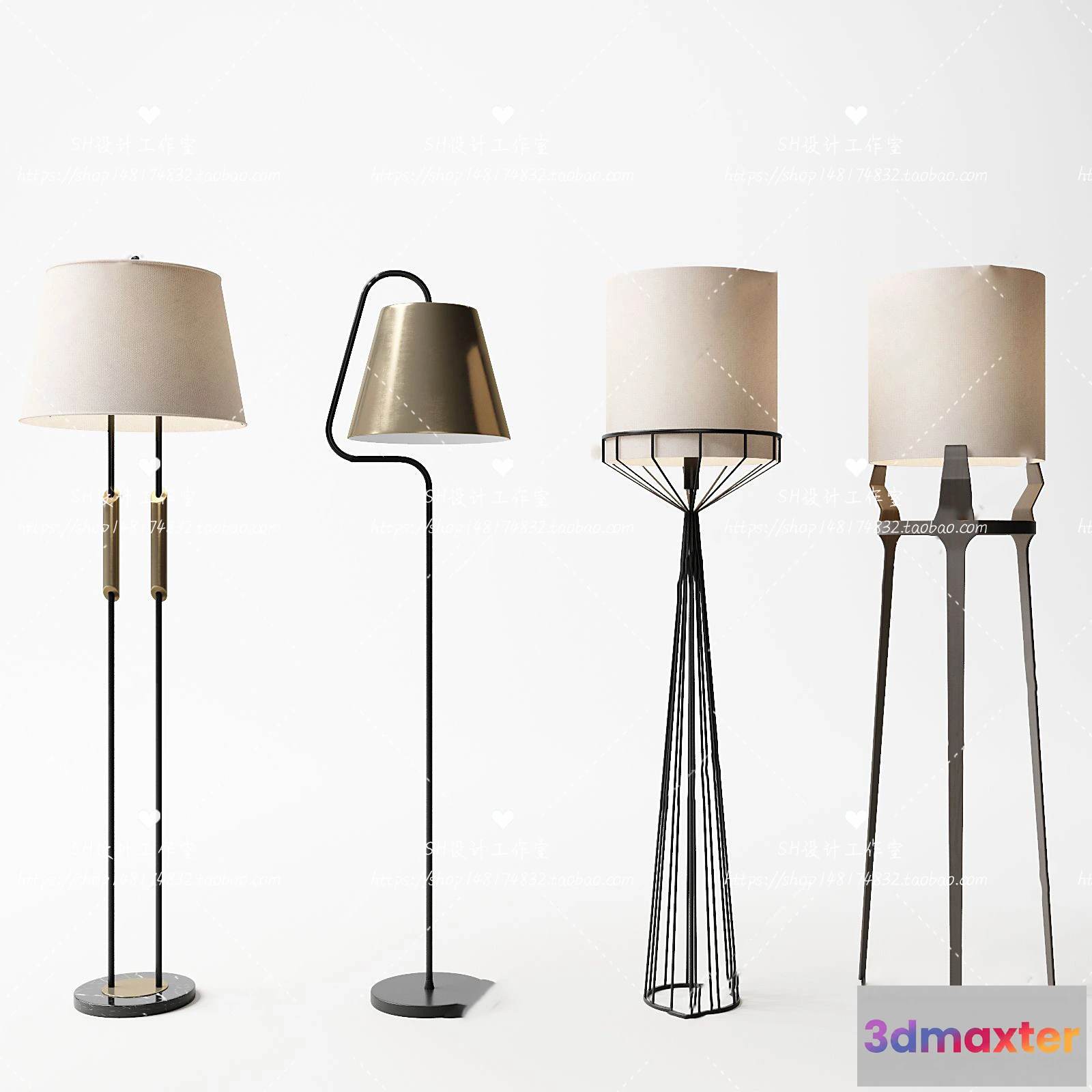 1140312 - Floor Lamps - 3D Models - 0012
