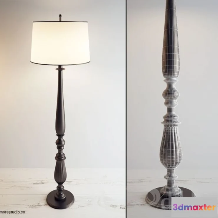 1268470 - Classic floor lamp 3D Max
