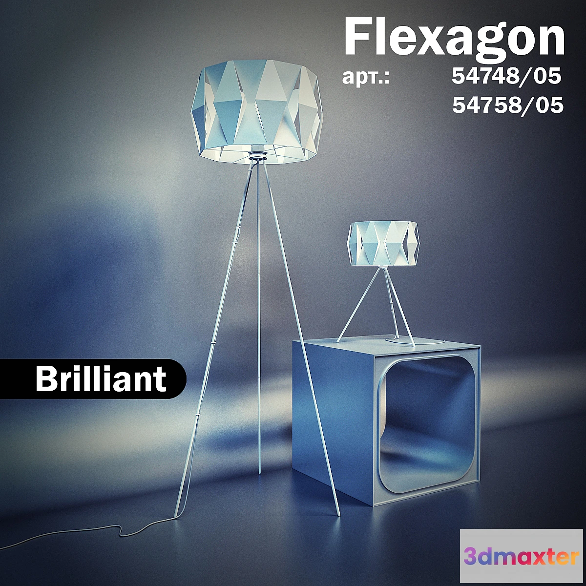 1274898 - FLEXAGON ART. 54758_05 54748_05 3D Max